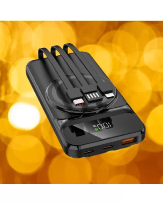Integrated Cable & Wireless Power Bank