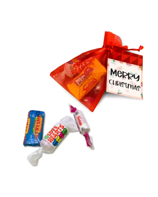 Branded Retro Sweets In Drawstring Bag