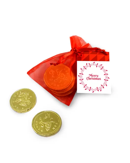 Branded Chocolate Coin Bag