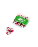 Branded Christmas Santa Chocolate With Clear Box