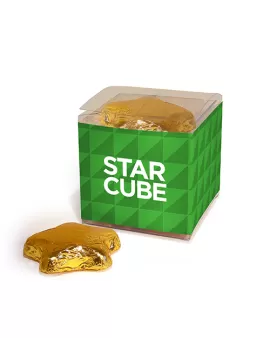 Branded Chocolate Star Cube