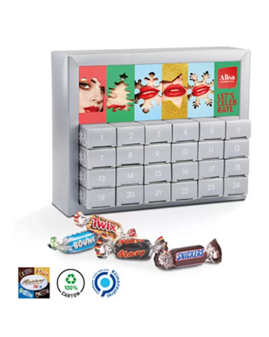 Double Branding Advent Calendar Promotional Miniatures