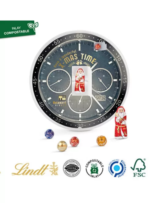 Branded Round Lindt Promotional Advent Calendar