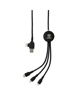 Light up logo 6-in-1 cable