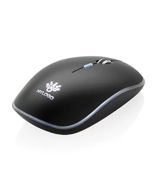 Light up logo wireless mouse