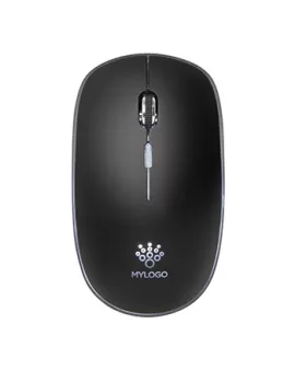 Light up logo wireless mouse