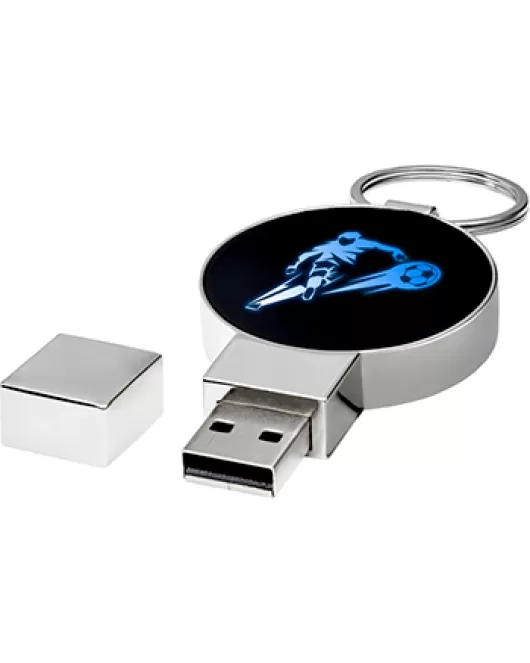 Light up logo round USB