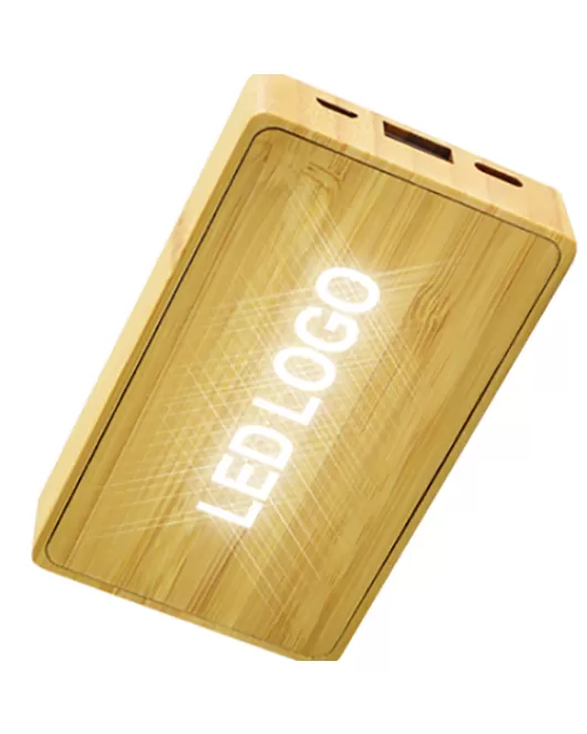 Bamboo Eco LED Power Bank