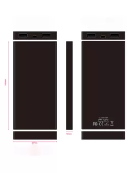 Custom Deluxe Tempered Glass Power Bank