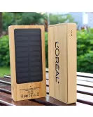 Custom Solar Panel LED Power Bank