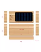 Custom Solar Panel LED Power Bank