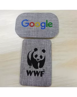 RPET Black/Grey Fabric Wireless Charger