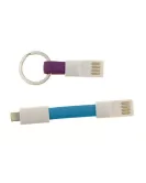 Custom 2-in-1 Short USB Cable With Lightning Charge Lead