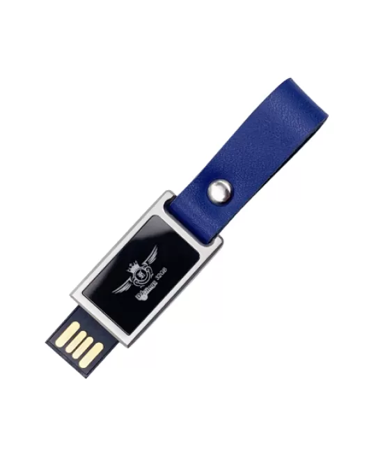 Custom Metal Sliding USB With Tag