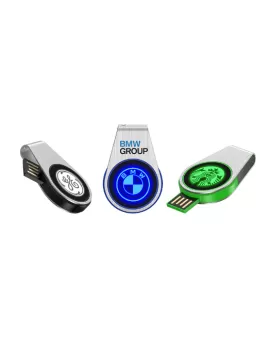 Custom Swivel LED USB