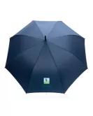 27" Impact AWARE RPET 190T Auto Open Bamboo Umbrella