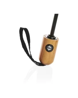 21&quot; Impact AWARE RPET 190T Bamboo Auto Open/Close Umbrella