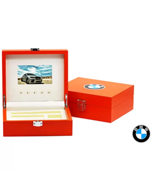 Luxury wooden video box BMW