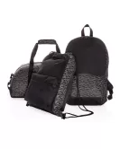 AWARE RPET Reflective Drawstring Backpack Black