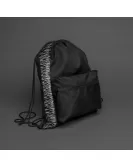 AWARE RPET Reflective Drawstring Backpack Black