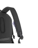 Bobby Soft "Art", Anti-Theft Backpack Black/White