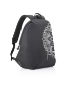 Bobby Soft "Art", Anti-Theft Backpack Black/White