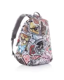 Bobby Soft "Art", Anti-Theft Backpack Blue