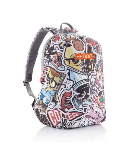 Bobby Soft "Art", Anti-Theft Backpack Blue