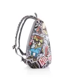 Bobby Soft "Art", Anti-Theft Backpack Blue