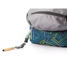 Bobby Soft "Art", Anti-Theft Backpack Blue/Green