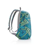 Bobby Soft "Art", Anti-Theft Backpack Blue/Green