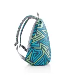 Bobby Soft "Art", Anti-Theft Backpack Blue/Green