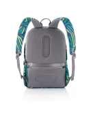 Bobby Soft "Art", Anti-Theft Backpack Blue/Green