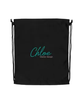 Impact AWARE RPET 190T Drawstring Bag Black