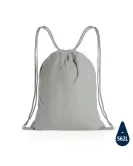 Impact AWARE Recycled Cotton Drawstring Backpack 145g Grey