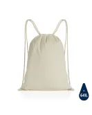 Impact AWARE Recycled Cotton Drawstring Backpack 145g White