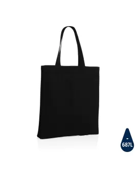 Impact AWARE Recycled Cotton Tote W/Bottom 145g Black