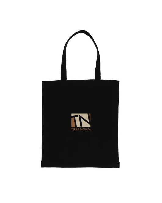 Impact AWARE Recycled Cotton Tote W/Bottom 145g Black