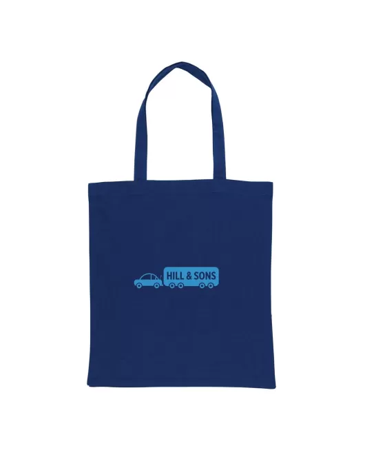 Impact AWARE Recycled Cotton Tote W/Bottom 145g Blue