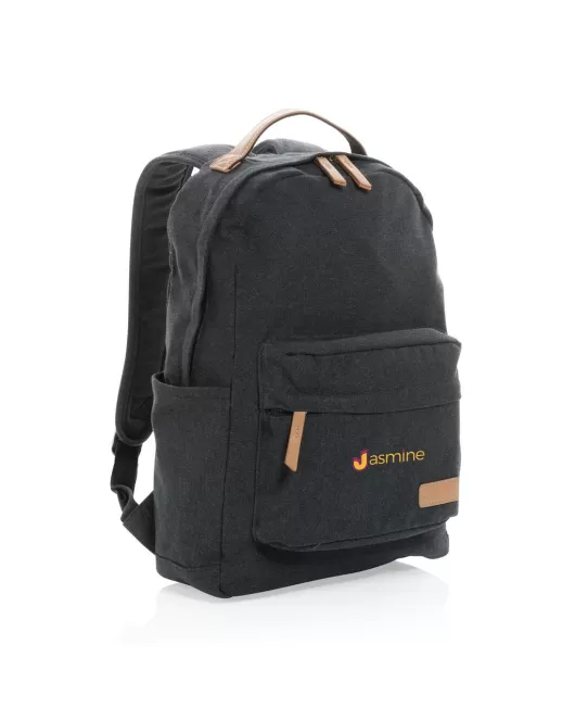 Impact AWARE 16Oz Recycled Canvas Backpack Black