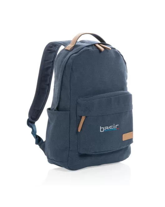 Impact AWARE 16Oz Recycled Canvas Backpack Blue