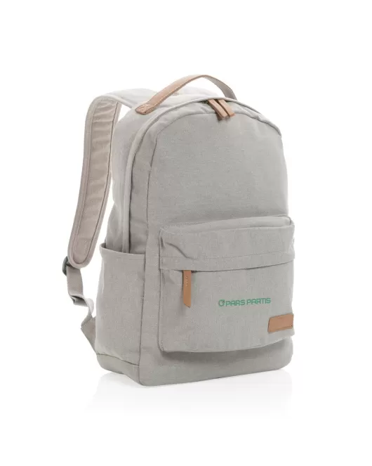 Impact AWARE 16Oz Recycled Canvas Backpack Grey