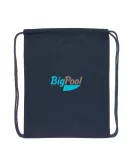 Impact AWARE Recycled Cotton Drawstring Backpack 145g Blue
