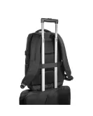 Swiss Peak AWARE RPET Voyager 15.6" Laptop Backpack Black