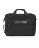 Swiss Peak AWARE RPET Voyager 15.6" Laptop Bag Black