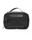 Swiss Peak AWARE RPET Voyager Toiletry Bag Black