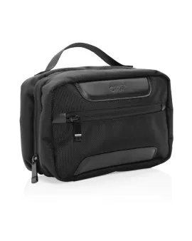 Swiss Peak AWARE RPET Voyager Toiletry Bag Black