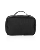 Swiss Peak AWARE RPET Voyager Toiletry Bag Black