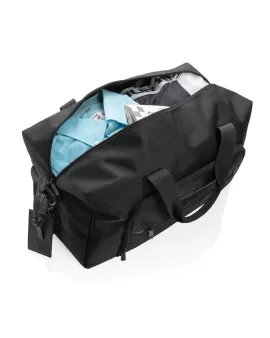Swiss Peak AWARE RPET Voyager Weekend Bag Black