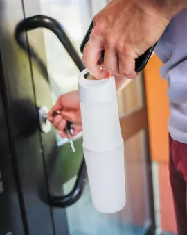 BE Organic White Bottle